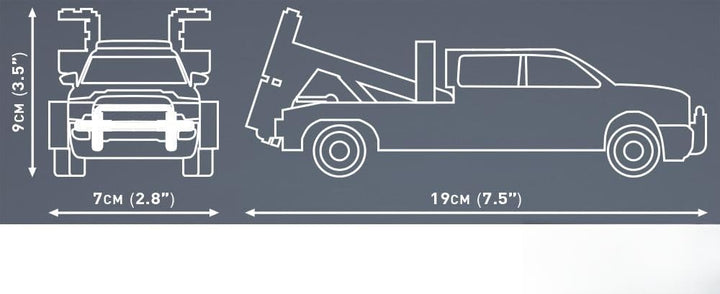 COBI RAM 3500 Wrecker Tow Truck
