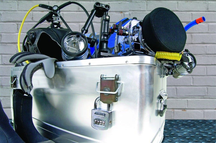 ABUS Zahlenschloss 160/50HB50 - Vorhängeschloss mit hohem Bügel und individuell einstellbarem Zahlen