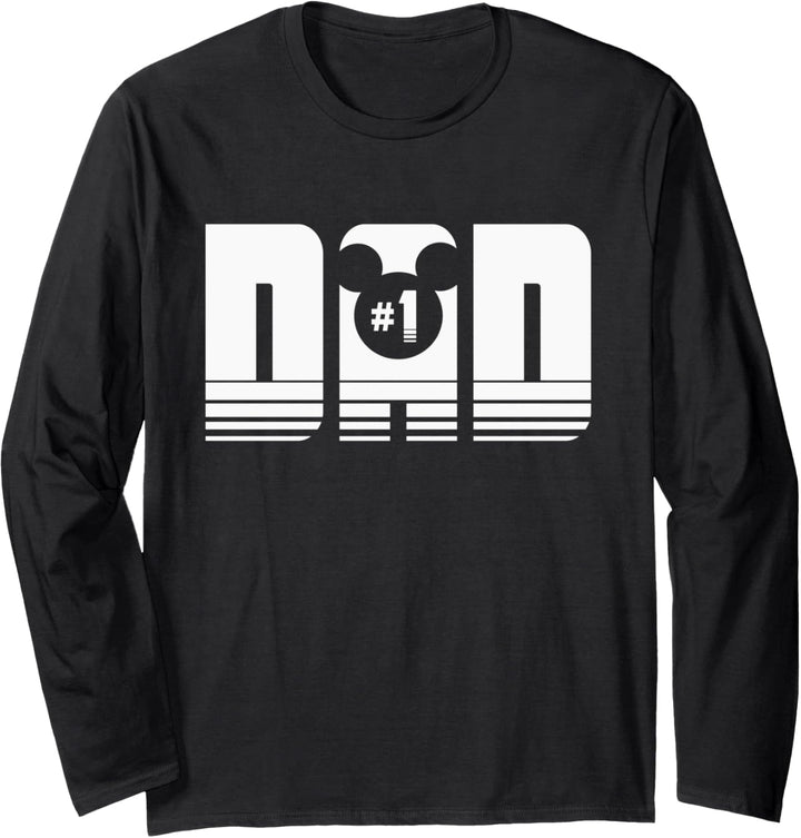 Disney Mickey Mouse Icon #1 Dad Langarmshirt