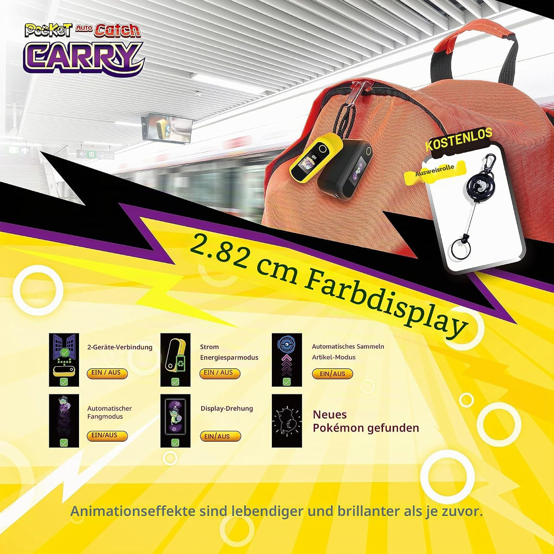 Brook Pocket Auto Catch Carry mit Schlüsselanhänger – Dual Accounts tragbare Version von Auto Catch