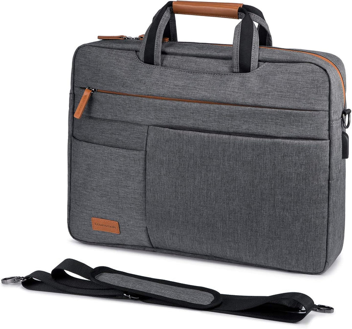 LOVEVOOK Laptop Tasche 15.6 Zoll Notebook Tasche 15.6 Zoll Wasserdicht Aktentasche Herren Schulterta
