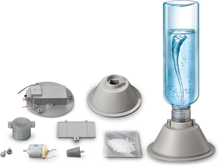 4M KidzLabs Experimentierkasten Tornado Maker - für Kinder ab 8 Jahre, Wissenschaft Spielzeug Mint L