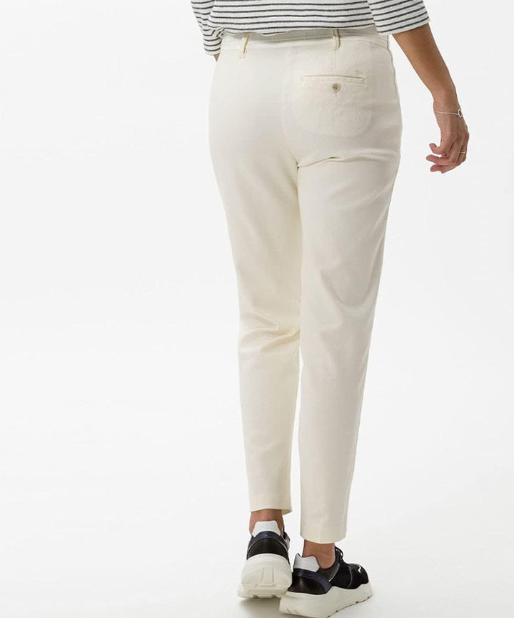 BRAX Damen Style Maron Chino Uni Hose 36W / 30L Offwhite, 36W / 30L Offwhite