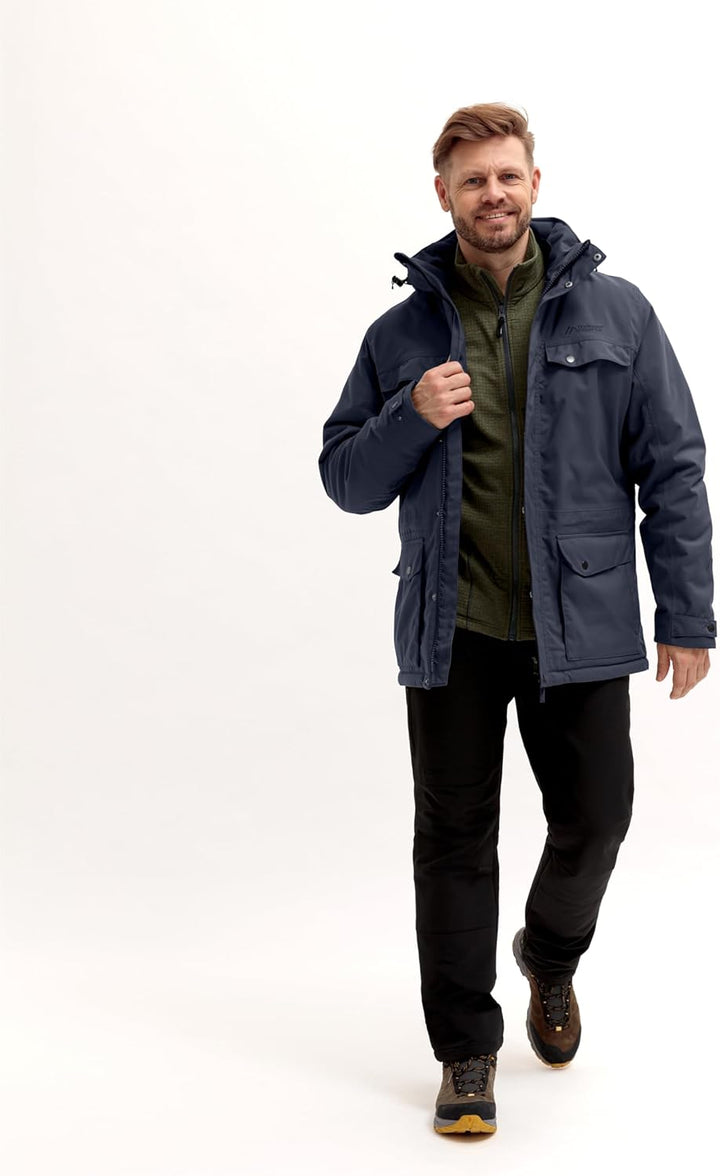 Maier Sports Herren Knuth Jacke 48 Blau, 48 Blau