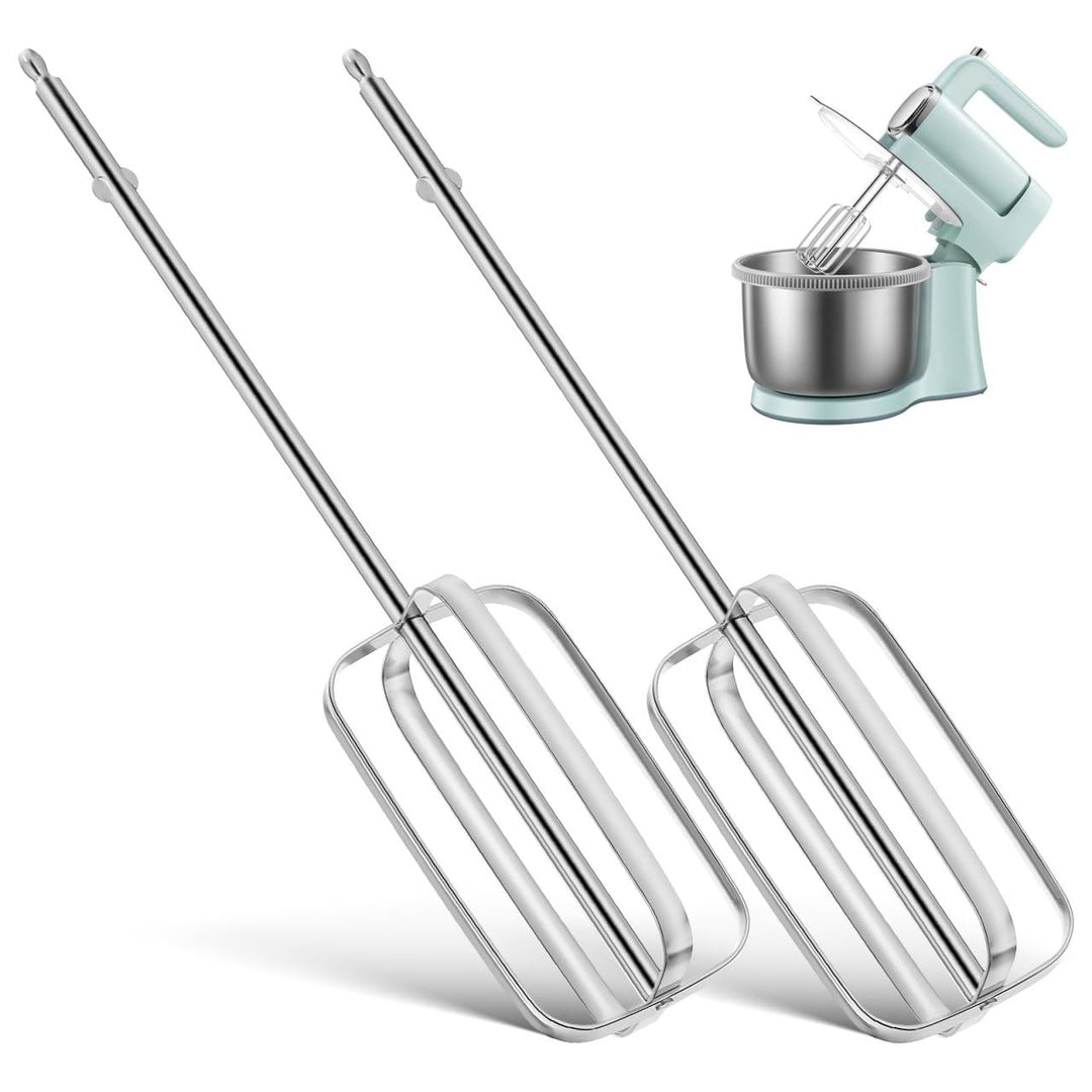 2er-set Handmixer-besen, Ersatz-eierquirl aus Edelstahl, Teigknetwerkzeug für Küche Und Haushalt
