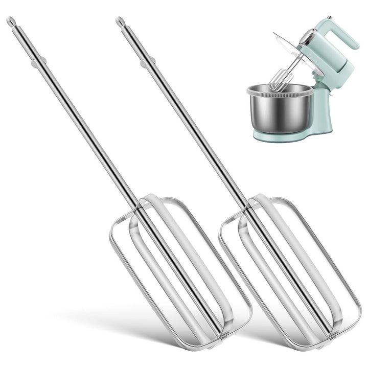 2er-set Handmixer-besen, Ersatz-eierquirl aus Edelstahl, Teigknetwerkzeug für Küche Und Haushalt