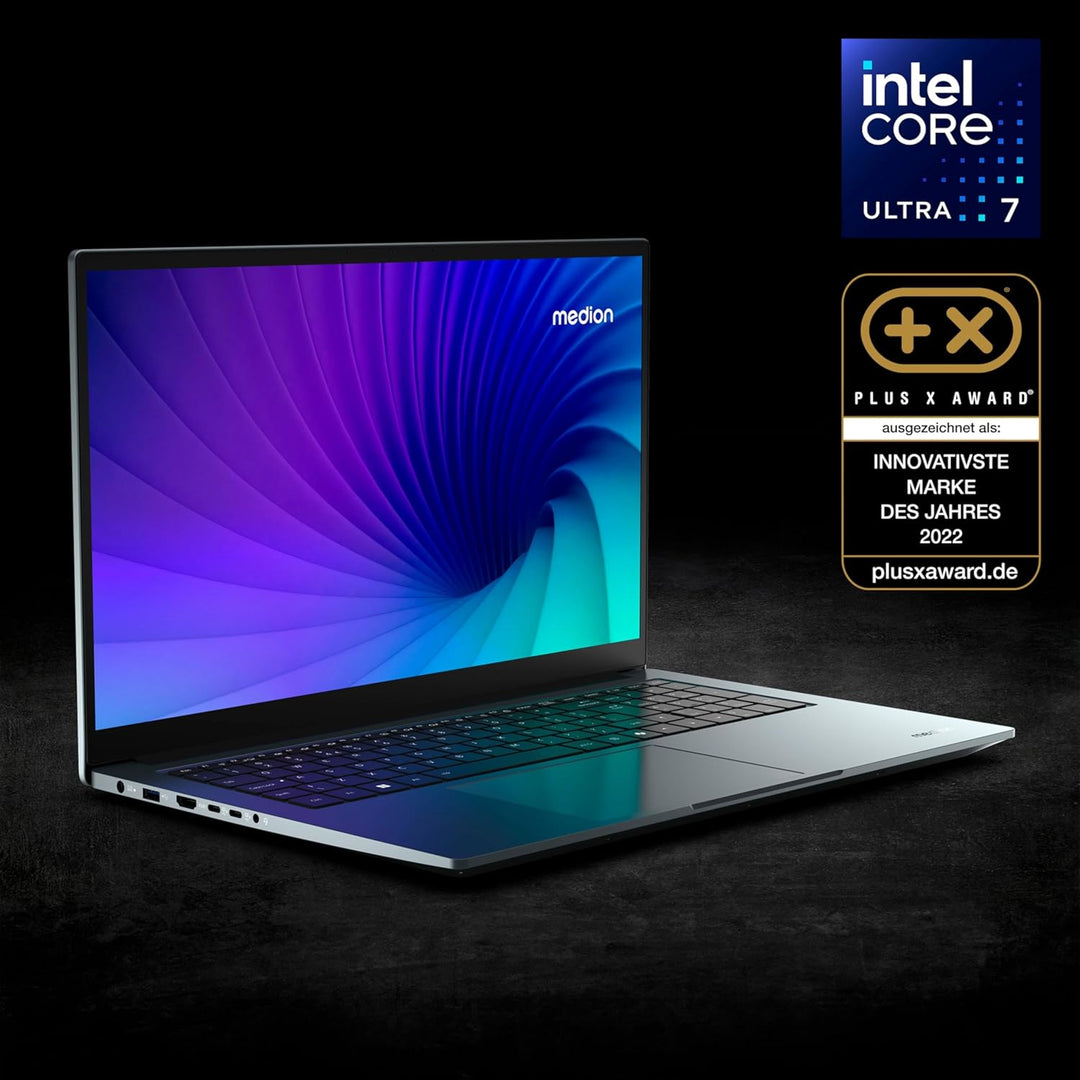 MEDION 43,9 cm (17,3 Zoll Full HD) S20 Laptop (Intel Core Ultra 7 155H, 16GB DDR5 RAM, 1TB PCIe SSD,