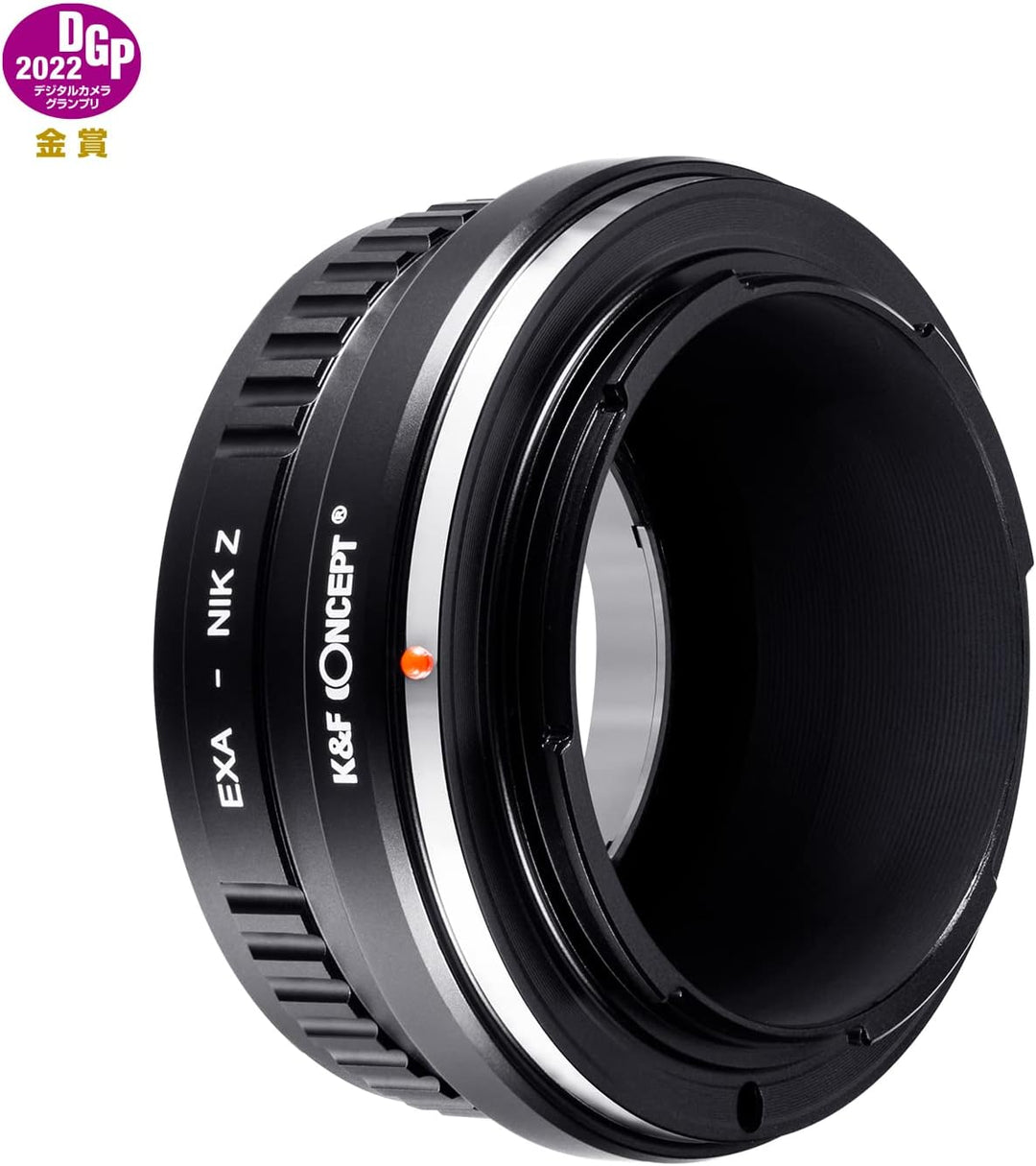 K&F Concept Lens Mount Adapter EXA-NIK Z Manueller Fokus Kompatibel mit Exakta, Auto Topcon Objektiv