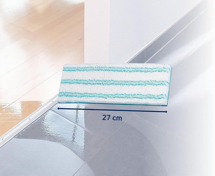 Leifheit Original Wischpad Picobello M Micro Duo Wischbezug für Glatte Böden, Wischer Bezug aus Mikr