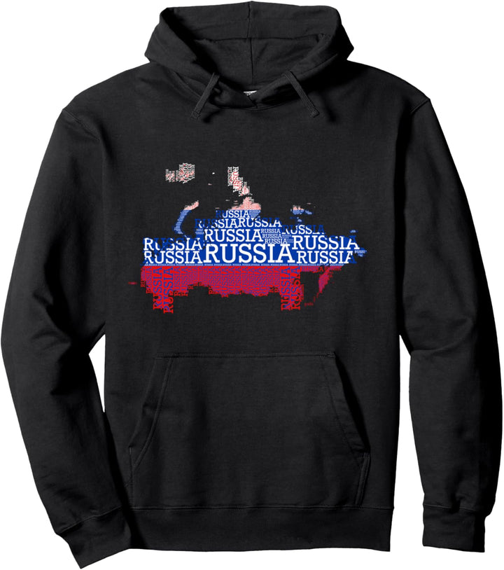 Russland Russsisch Fussball Europa Flagge Mannschaft 2021 Pullover Hoodie