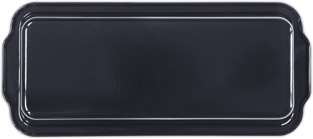 Städter we love baking Brotbackform EMAILLE Black Edition, Metall, 26 x 11,5 cm, Schwarz, Backform f