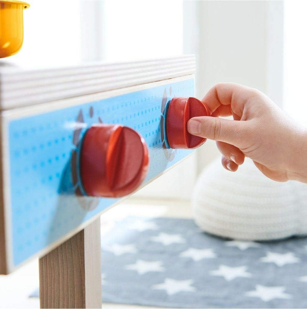 HABA 305132 - Kochstellen-Set Culina, mit 2 Herdplatten, 1 Pfanne und 1 Spiegelei, platzsparende Alt