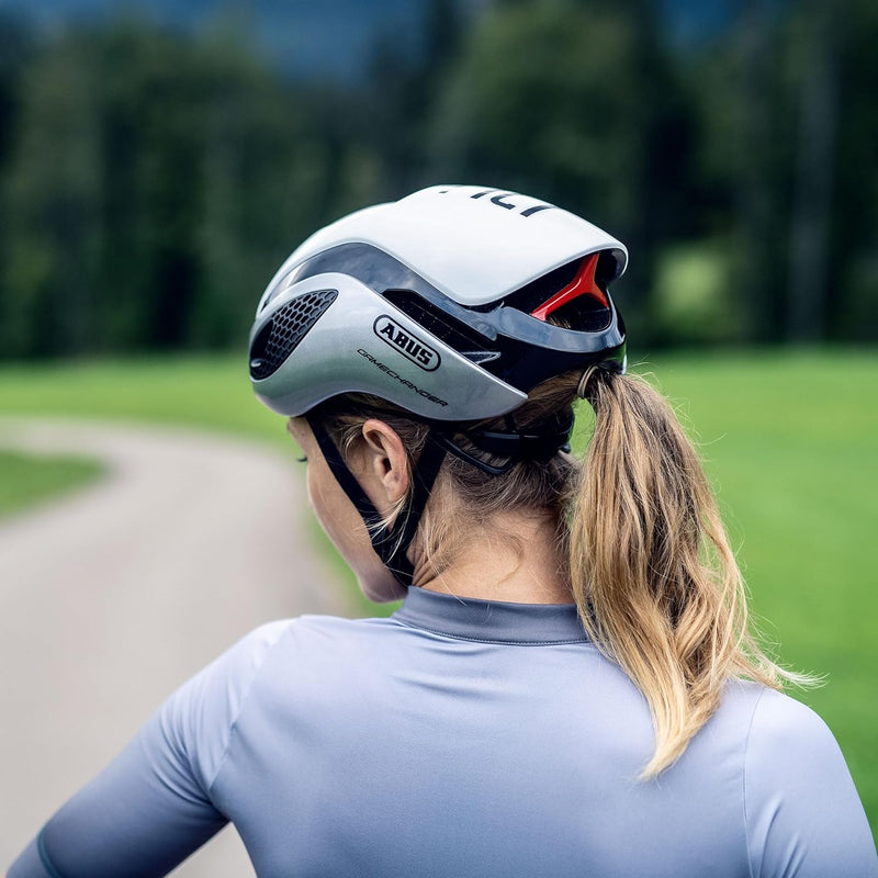 ABUS Rennradhelm GameChanger - Aerodynamischer Fahrradhelm mit optimalen Ventilationseigenschaften f