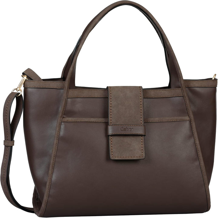 Gabor Damen Beverly Shopper Dark Brown, Dark Brown