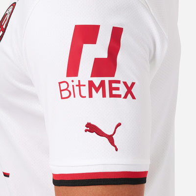 AC Milan Herren Saison 2022/23 Offizielle Auswärtstrikot Trikot XL Puma White-tango Red, XL Puma Whi