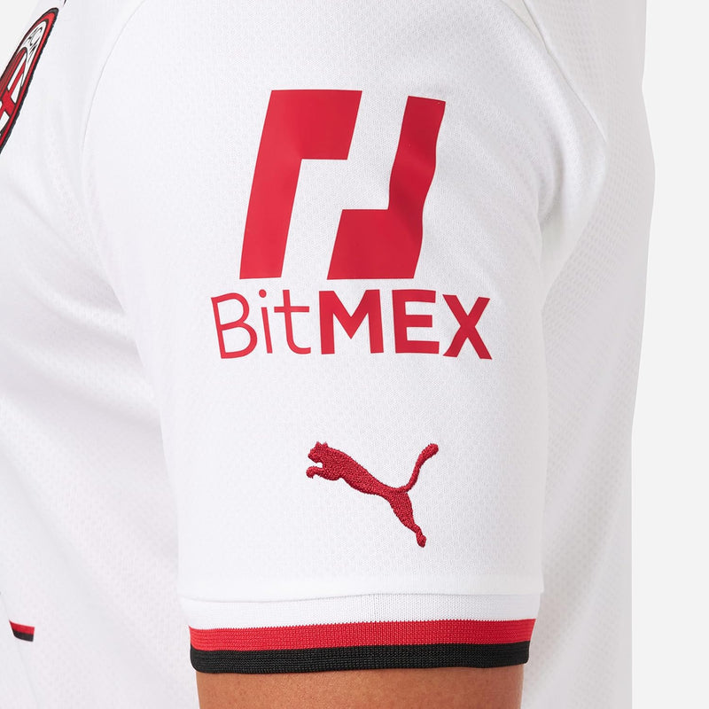 AC Milan Herren Saison 2022/23 Offizielle Auswärtstrikot Trikot XL Puma White-tango Red, XL Puma Whi