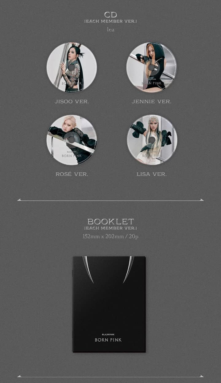 Black Pink - Vol.2 Born Pink Digipack version CD (4 versions SET)