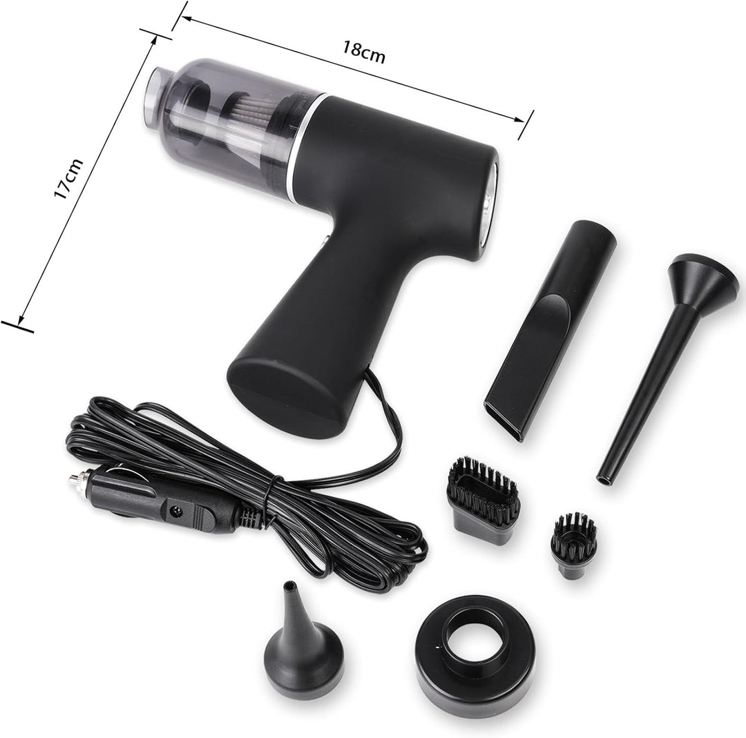 Handstaubsauger, Auto Staubsauger Stark, 3 in 1 Tragbar Leicht Handstaubsauger, 4000Pa Mini Staubsau
