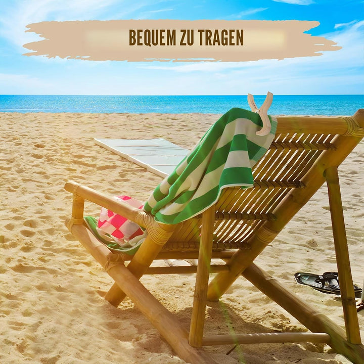 Accessories Spezielle Grosse Clips aus Holz Strand Klammern für Strandtuch Wäscheklammern Klammer St