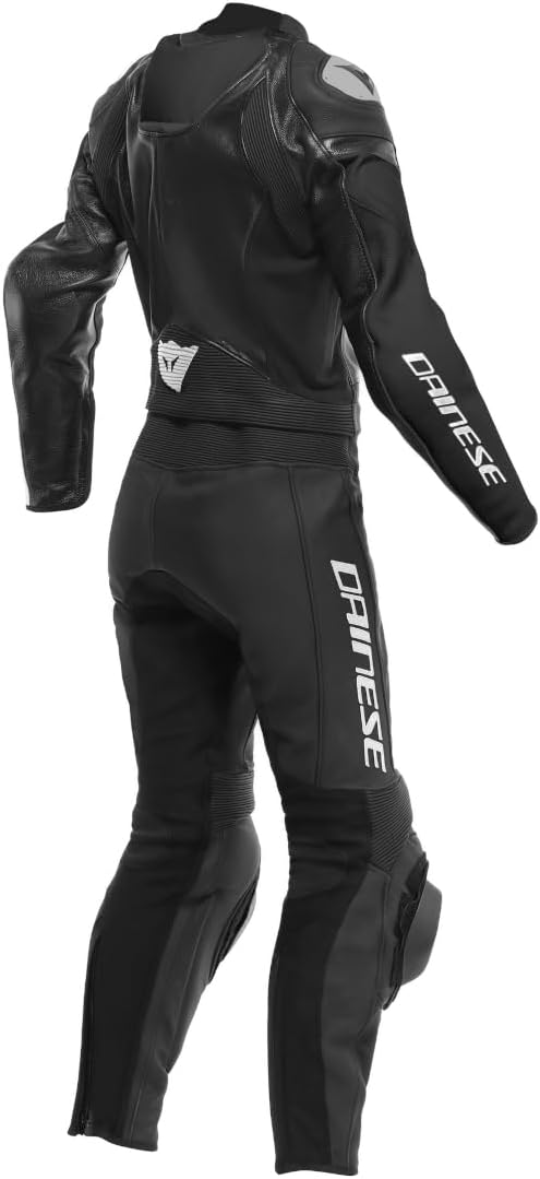 Dainese Mirage 2-Teiler Damen Motorrad Lederkombi, schwarz/weiss, 50 Schwarz/Weiss 50, Schwarz/Weiss