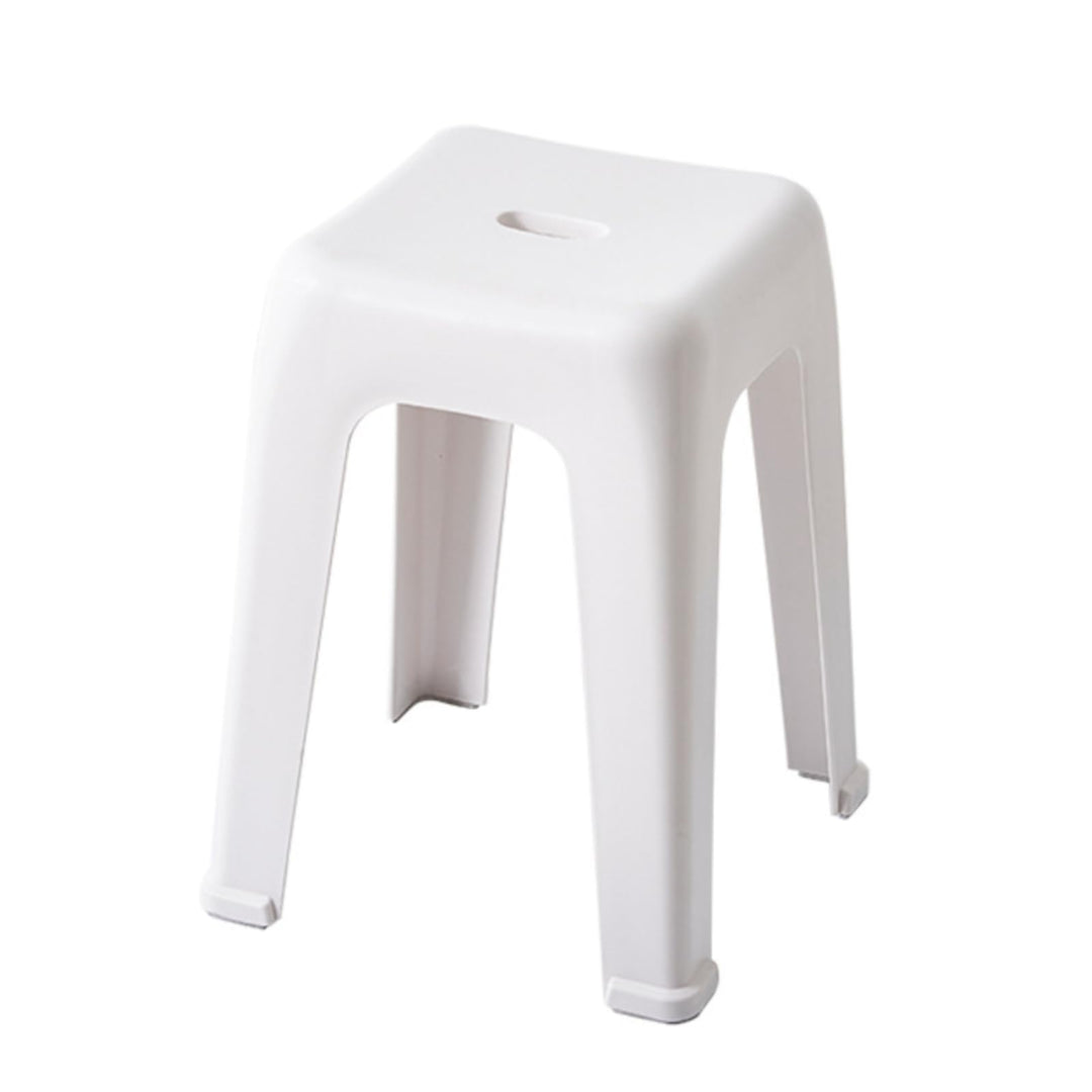 WITEN&NOCK 2er Set Design Badhocker Duschhocker Sitzhocker Badezimme Dusche Wohnzimmer Stuhl aus Kun