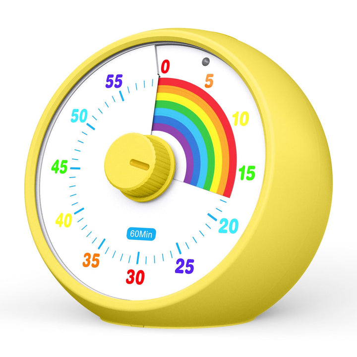 Visueller Timer für Kinder, 60-Minuten Countdown für Klassenzimmer Büro Küche, Schreibtisch Timer Ki