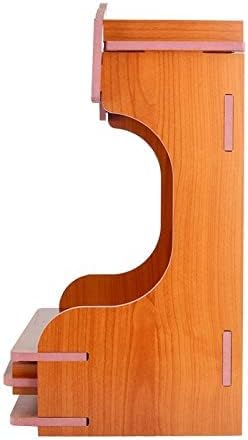 MS Enterprise Wandbehang aus Holz mit Mandir-Puja-Motiv, Dekoration für das Büro oder Zuhause, Schwa