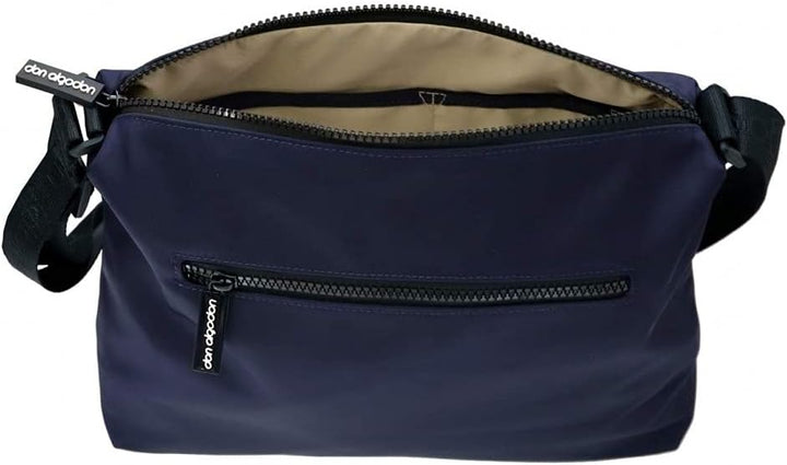 DON ALGODON Damen Zita Umhängetaschen, 30 x 9.5 x 19 cm Marineblau, Marineblau