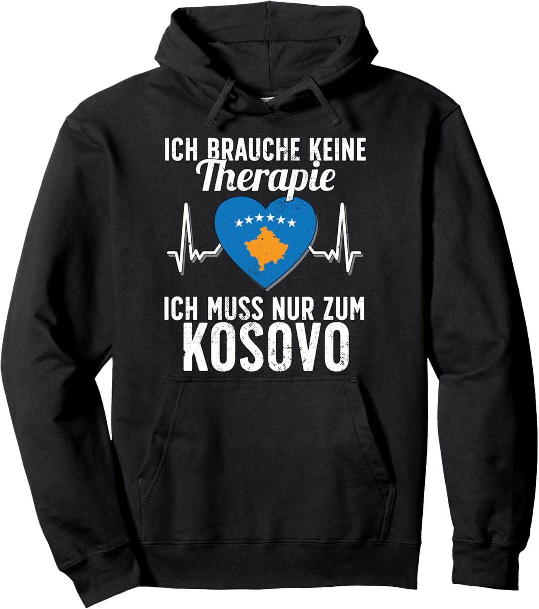 Kosovarische Flagge I Kosovo Urlaub I Kosovo Pullover Hoodie