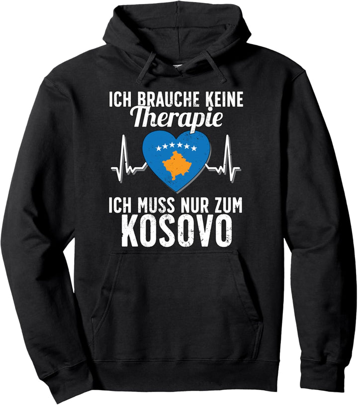 Kosovarische Flagge I Kosovo Urlaub I Kosovo Pullover Hoodie
