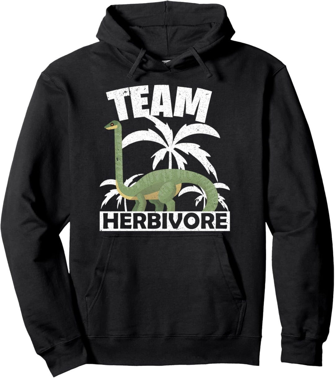 Vegan Veggie Veganismus - Veganerin Dinosaurier Veganer Pullover Hoodie