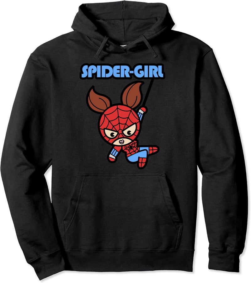 Marvel Spider-Girl Swinging Cute Kawaii Pullover Hoodie