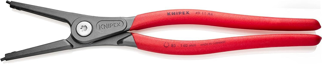 Knipex Präzisions-Sicherungsringzange für Aussenringe auf Wellen grau atramentiert, mit rutschhemmen