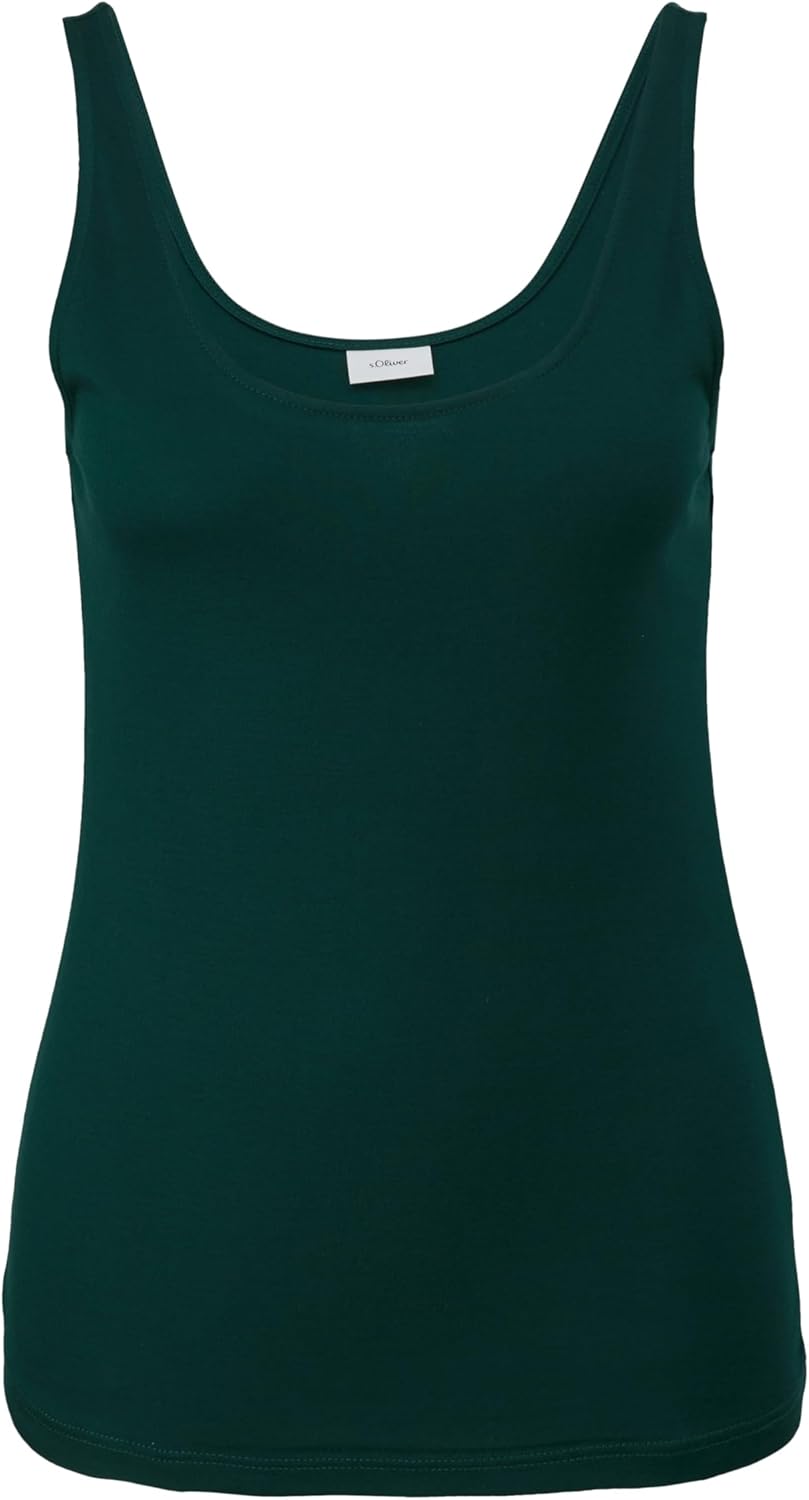 s.Oliver BLACK LABEL Damen T-Shirt 42 Olive 7889, 42 Olive 7889