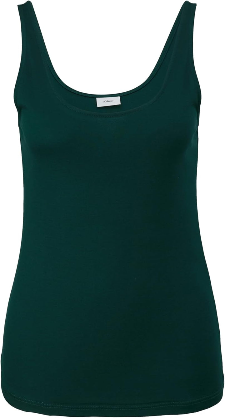s.Oliver BLACK LABEL Damen T-Shirt 42 Olive 7889, 42 Olive 7889