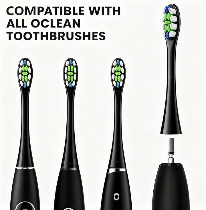 Oclean Bürstenköpfe, Clean Brush Head B06, 6PCS Elektrische Zahnbürstenköpfe, Kompatibel mit Allen E