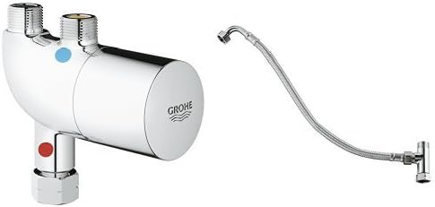 GROHE Grohtherm Micro Bundle | Thermischer Verbrühschutz mit Anschluss-Set, Verbrühschutz mit Anschl