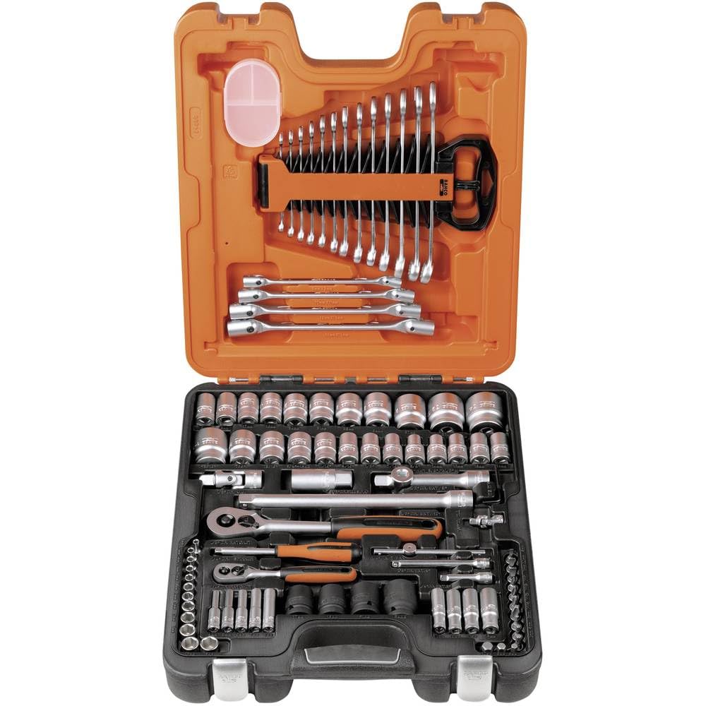 Neuer Bahco Belzer Steckschlüsselsatz 0,6 cm (0,25 Zoll) und 1,3 cm (0,5 Zoll) - 94 Teilig