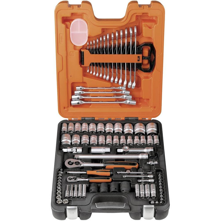 Neuer Bahco Belzer Steckschlüsselsatz 0,6 cm (0,25 Zoll) und 1,3 cm (0,5 Zoll) - 94 Teilig