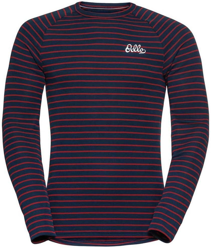 Odlo Herren Active Warm Originals Eco_159272 Funktionsunterwäsche Langarm Shirt L Dark Sapphire - Su