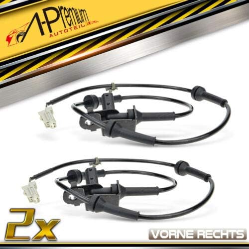 2x ABS Sensor Drehzahlsensor Raddrehzahlsensor Vorne Rechts für 350Z Z33 Coupe 350Z Roadster Alle Mo