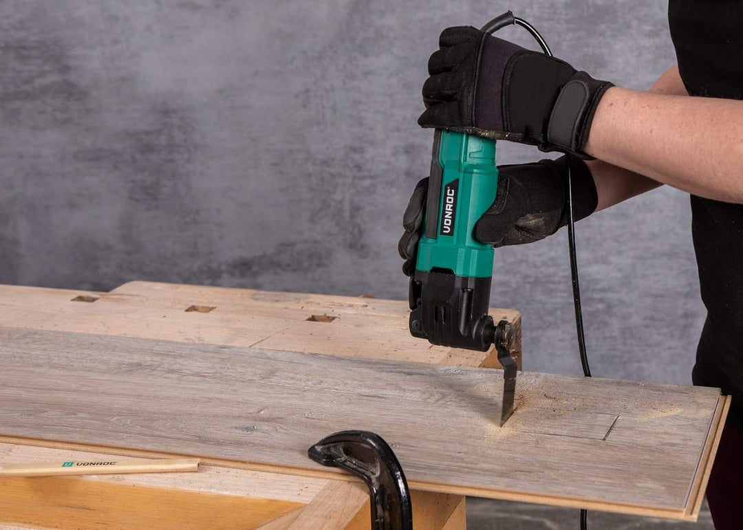 VONROC Multifunktionswerkzeug/Oszillationswerkzeug 300W – Schnellwechselsystem, variable Drehzahl –