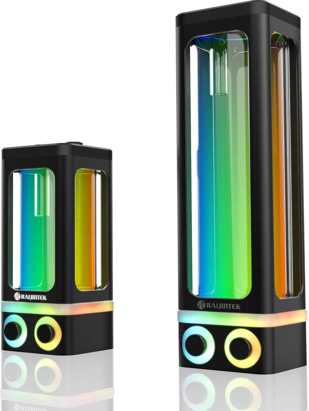 Raijintek Compatible ANTILA Pure R100A Ausgleichsbehälter, 172,5mm, ARGB - schwarz, R100A
