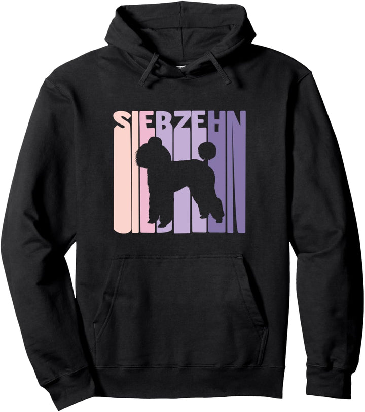 17. Geburtstag Mädchen Pudel Hundepudel Pullover Hoodie