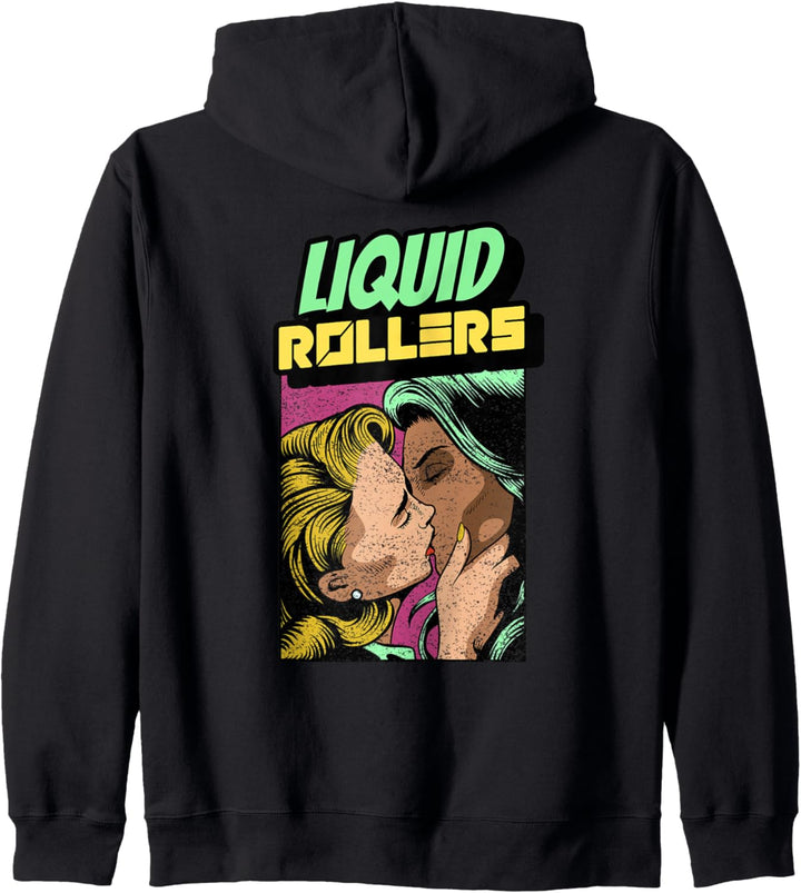 Liquid Drum And Bass Junglist EDM Drum N Bass Kiss Kapuzenjacke