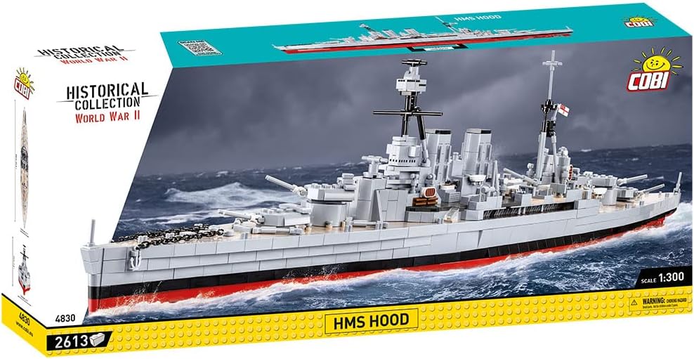 Cobi COBI 4830 Historical Collection WWII HMS HOOD 2613 klocków, Mittel