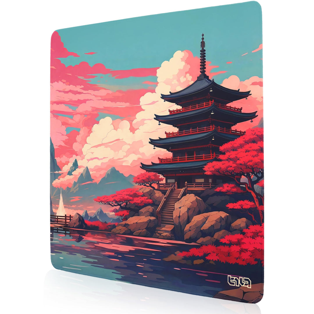 Tilt Gaming Mauspad 500x500 mm - 4 mm rutschfeste Schreibtischunterlage - Speed-Oberfläche &amp; HD-Druc