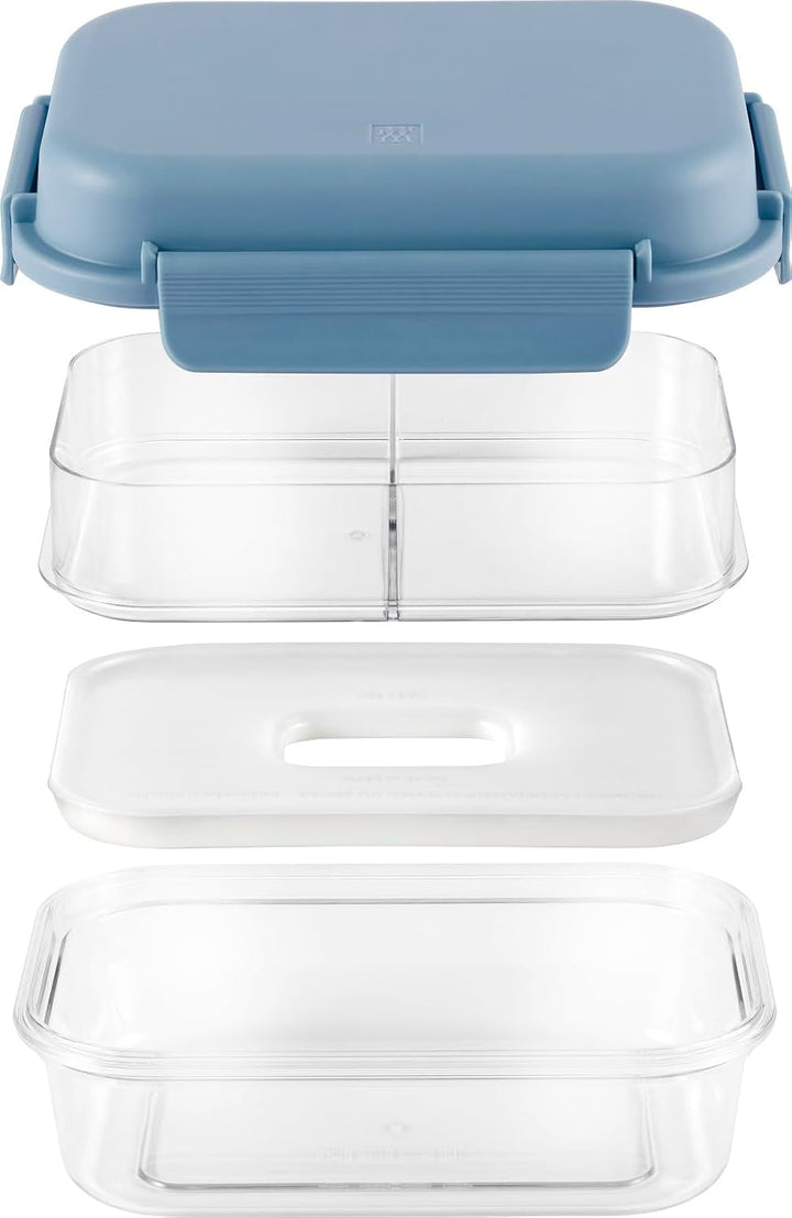ZWILLING Lunchtime Lunchbox, Blau | Kunststoff | 1 l Cloudy Blue, Cloudy Blue