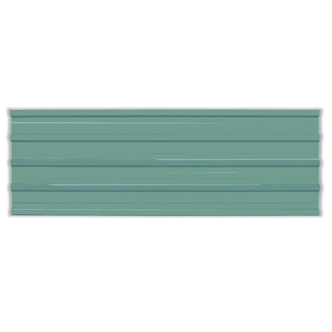Yolola Trapezblech 12 x Dachbleche Trapezblech Trapezbleche Profilblech Wellblechdach 129 x 45 cm Tr