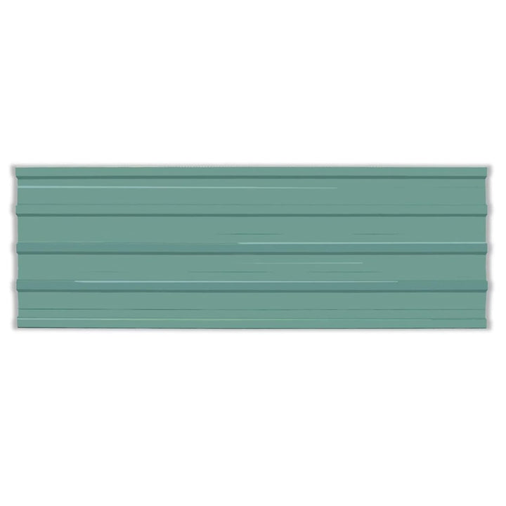 Yolola Trapezblech 12 x Dachbleche Trapezblech Trapezbleche Profilblech Wellblechdach 129 x 45 cm Tr